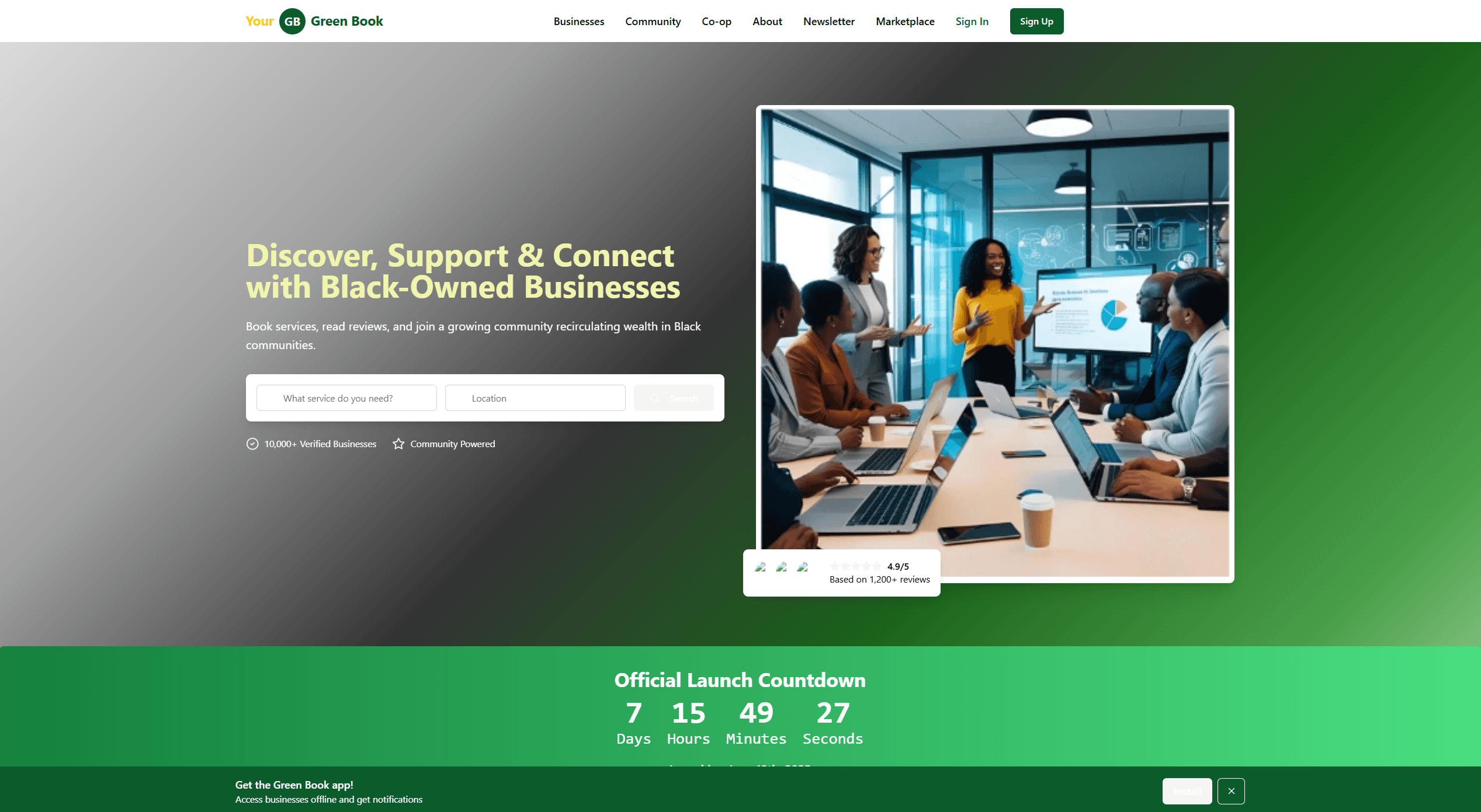 Your Green Book - Community Business Directory